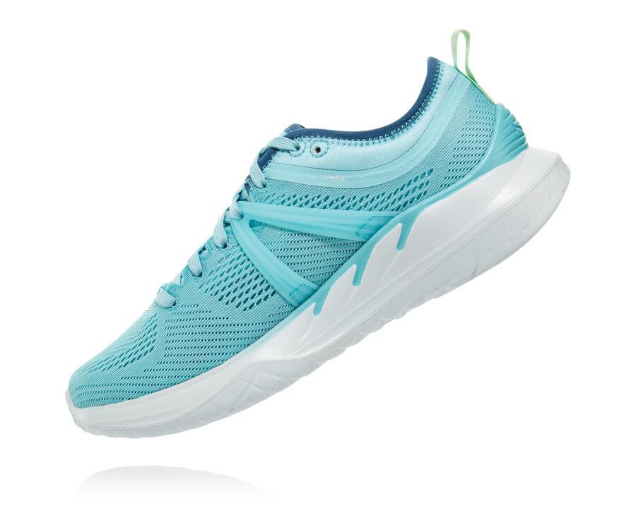 Zapatillas Running Hoka One One Mujer - Tivra - Azules/Blancas - FYN368750